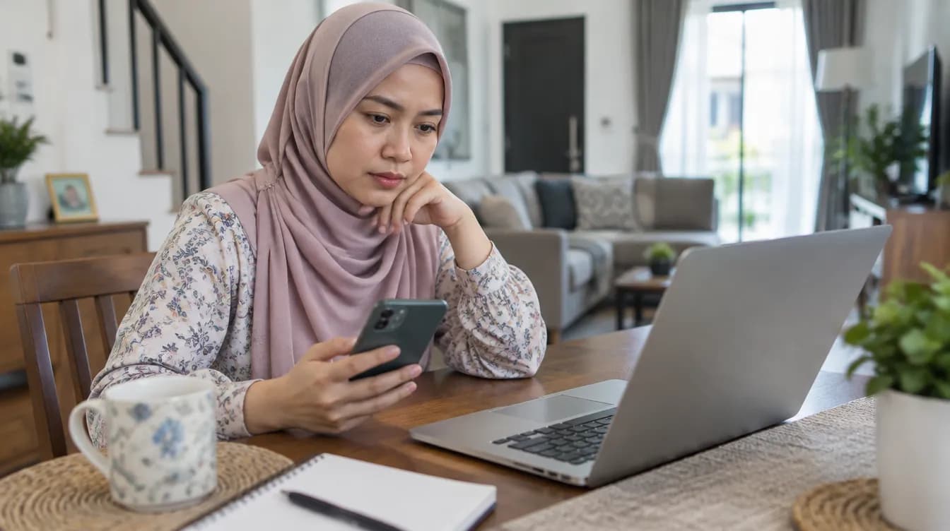 Membandingkan aplikasi pembiayaan di telefon