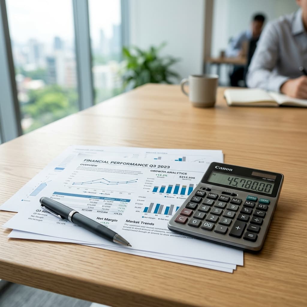 Calculator and Financial Charts